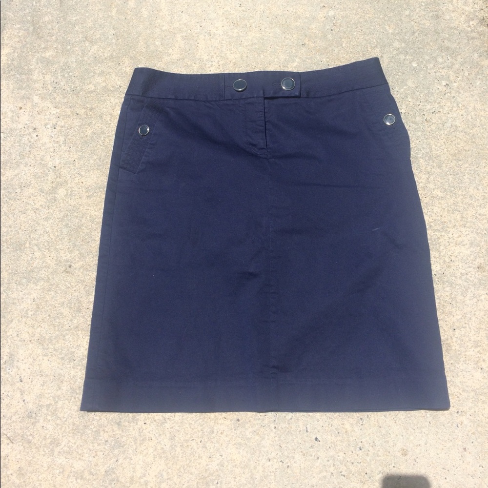 ⚓️J Crew Navy Blue pencil skirt