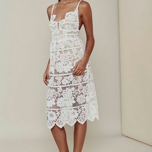 For Love and Lemons Gianna White Dress (FL&L) NWT
