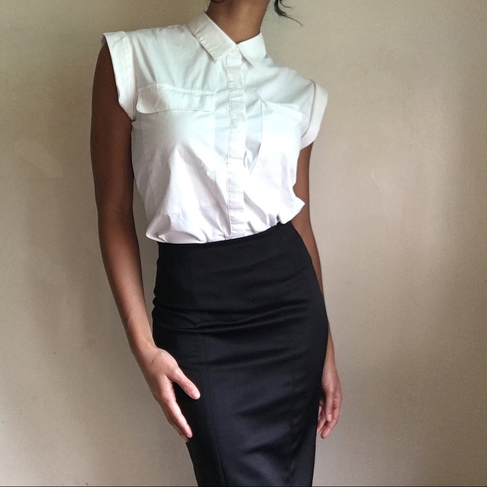 Cute White Button Down