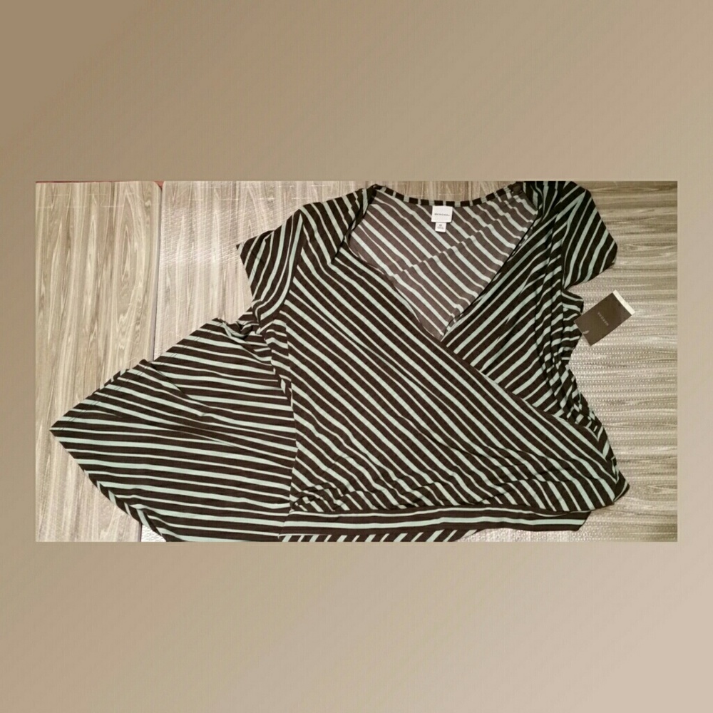 Merona Faux Wrap Dress With Side Tie Belt XXL