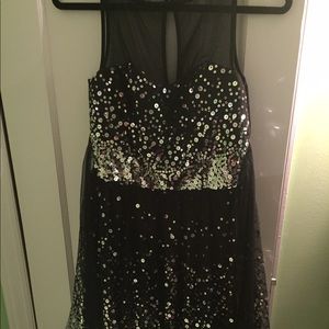 Black party dress