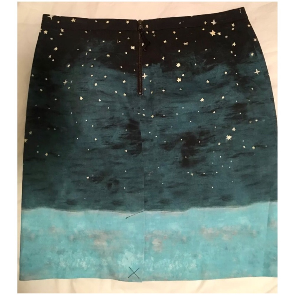 SOLD ❤️ Anthro Maeve Arctic Scene Twill Skirt - Picture 6 of 8