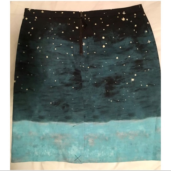SOLD ❤️ Anthro Maeve Arctic Scene Twill Skirt - Picture 6 of 8