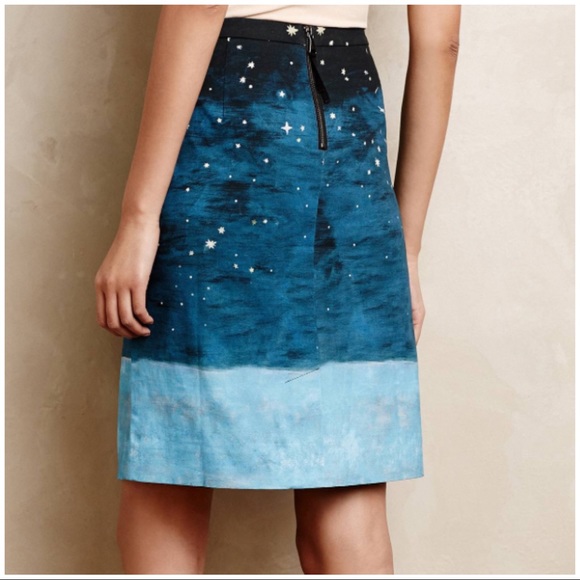 SOLD ❤️ Anthro Maeve Arctic Scene Twill Skirt - Picture 4 of 8