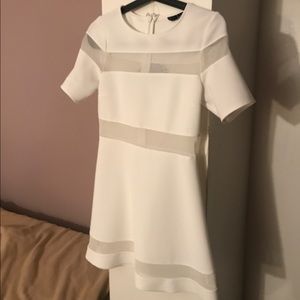 Topshop white mini dress