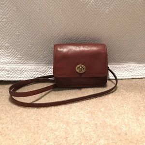 Coach mini cross body purse