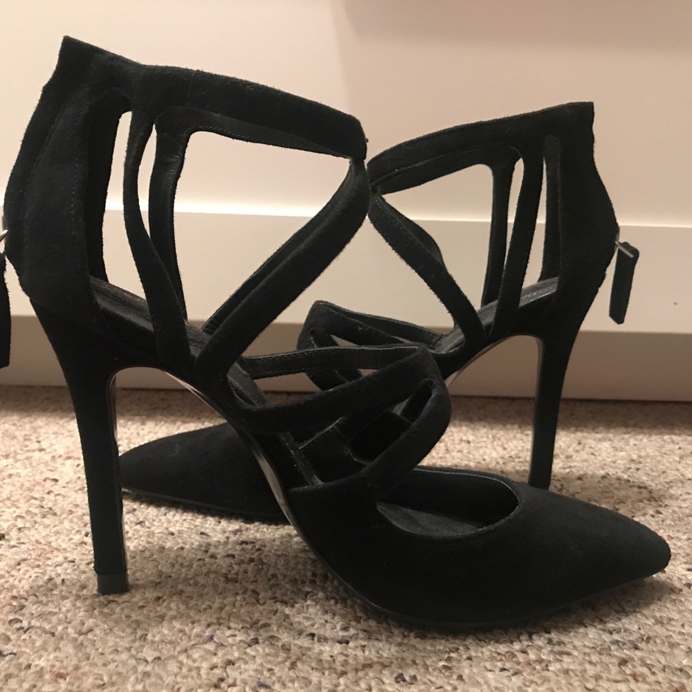 Zara black heels