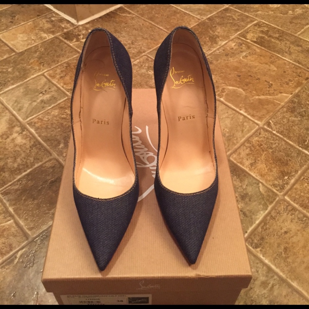 So Kate 120 Denim/Jazz Calf Heel