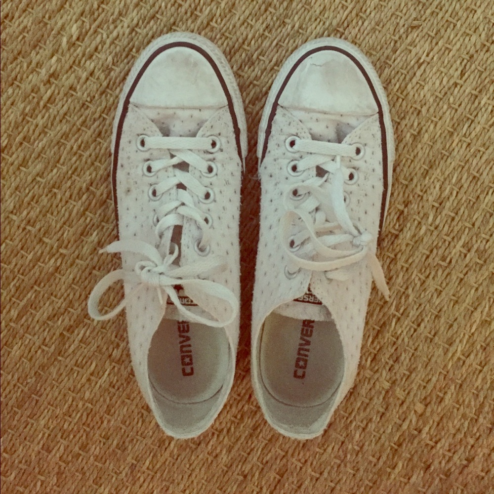 Converse Eyelet White Sneakers