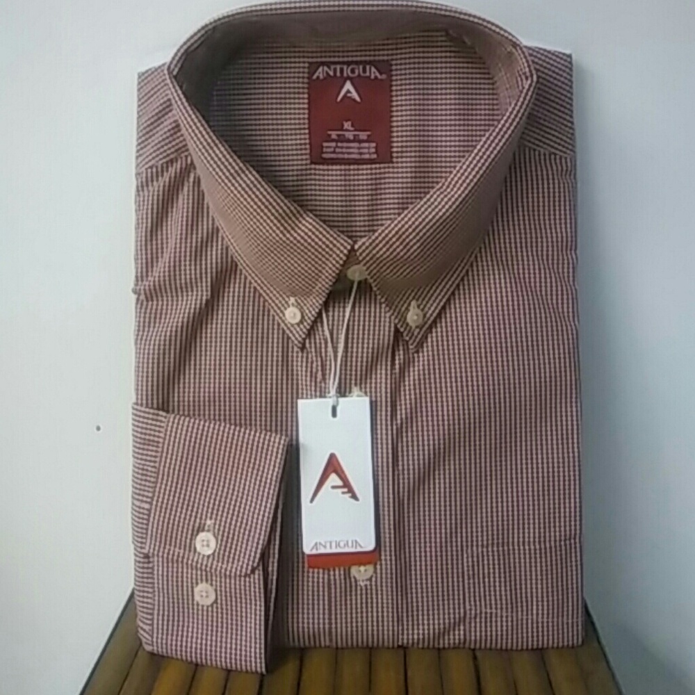 Antigua men's long sleeve dress shirt. XL