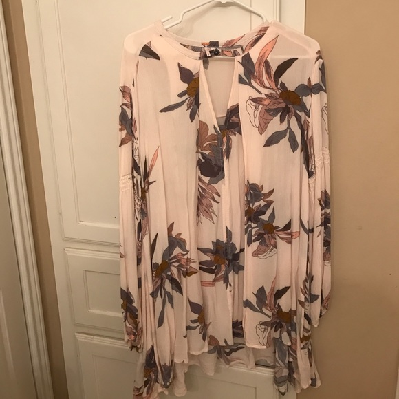 Free People Tree Swing Tunic in Pearl Combination - Picture 3 of 5