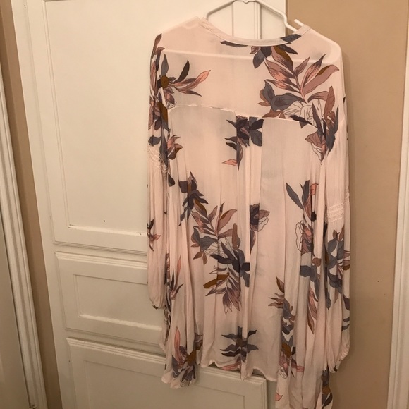 Free People Tree Swing Tunic in Pearl Combination - Picture 4 of 5