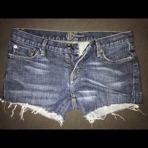 Bebe cut off shorts