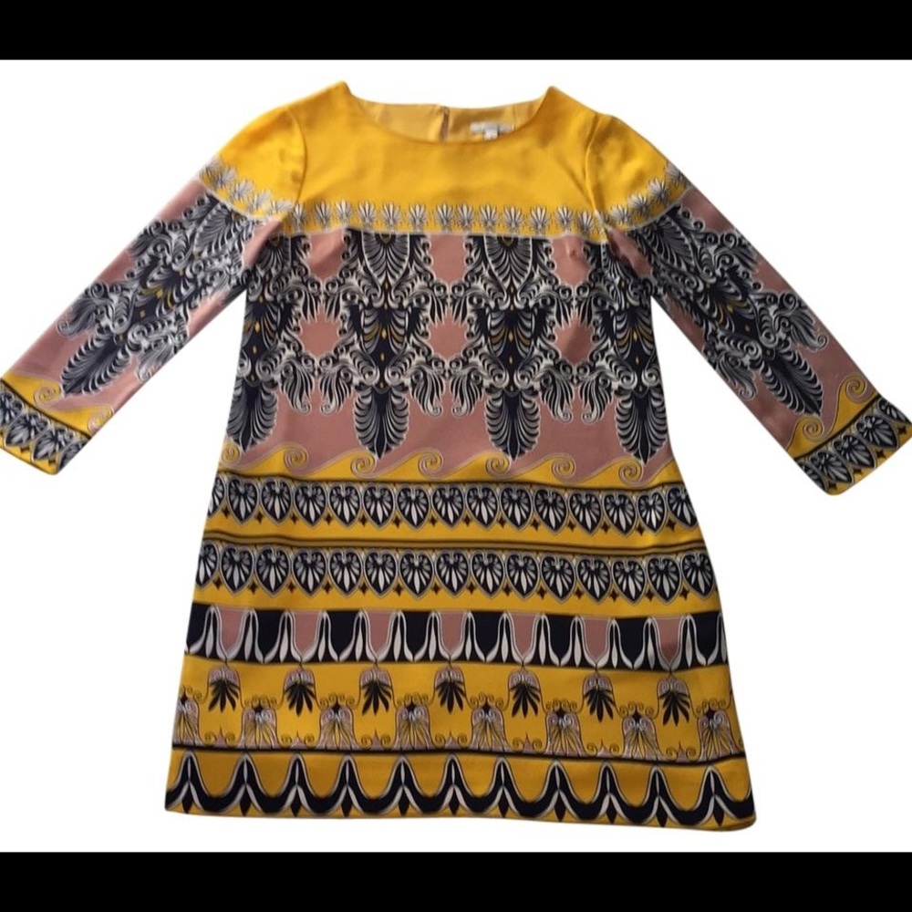 J.Crew Jules Dress in Scroll Print. Size 2