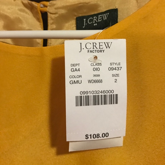 J.Crew Jules Dress in Scroll Print. Size 2 - Picture 3 of 3