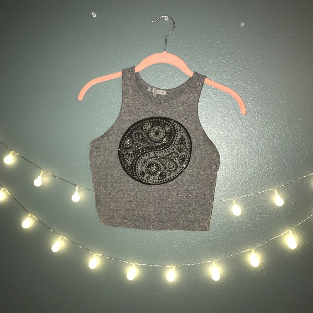 Ying Yang Crop Top