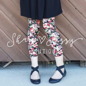 TWISTED ENVY Baby Leggings Floral Tapestry