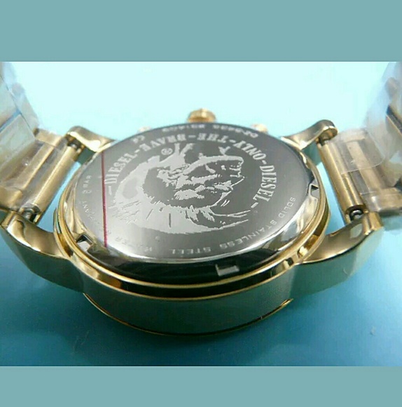 Big Sale,NWT DIESEL GOLD WATCH - Picture 2 of 6
