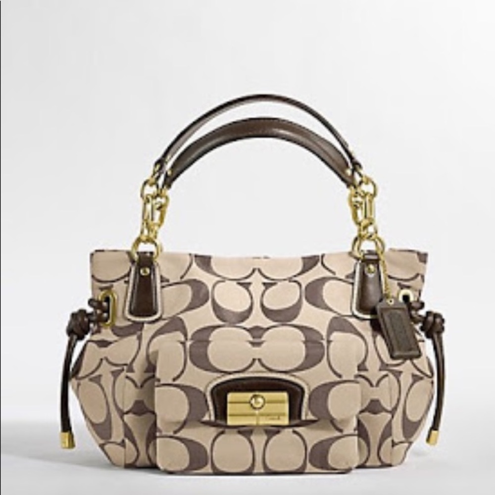 🌺Coach Kristin Signature Ottoman Tote