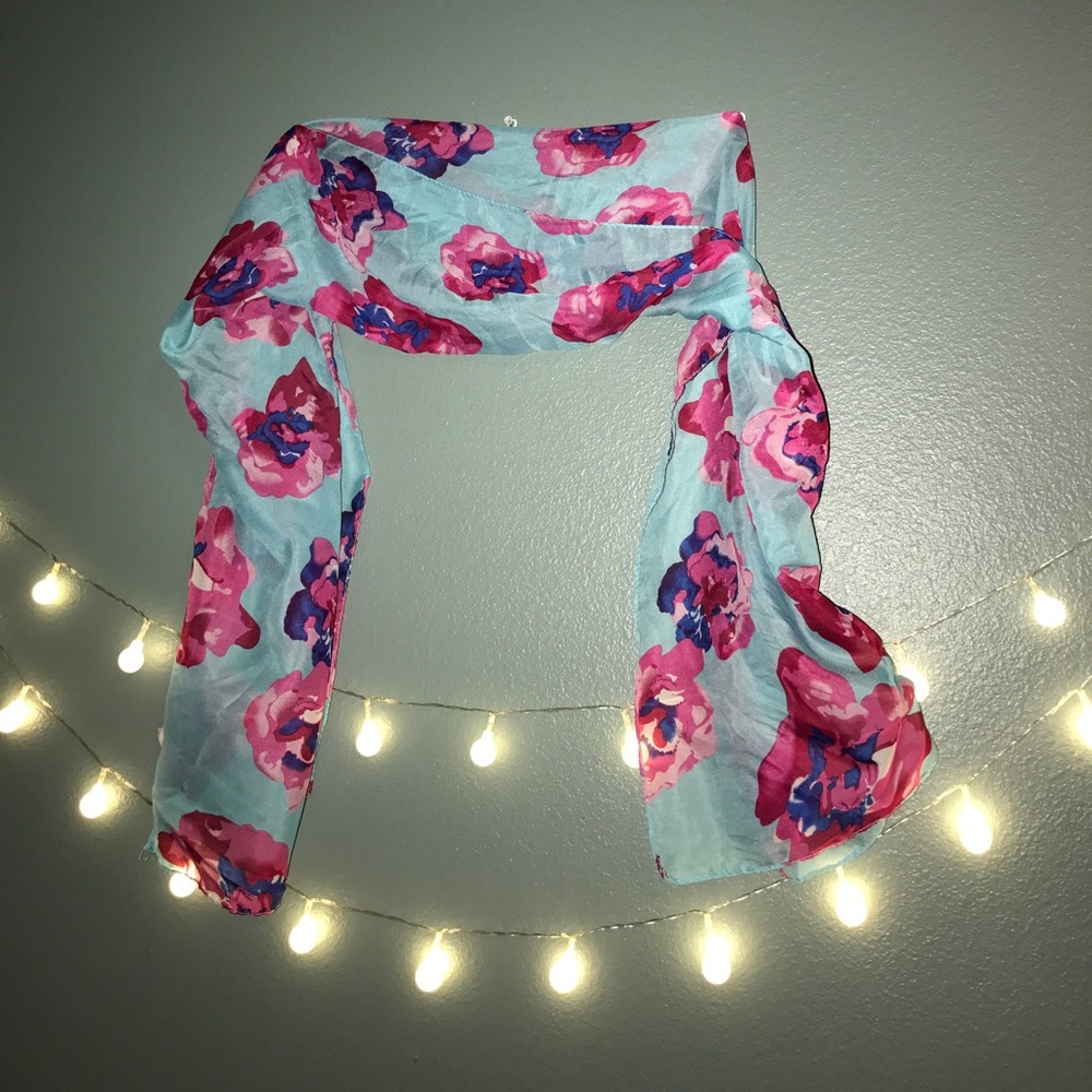 Cute floral scarf