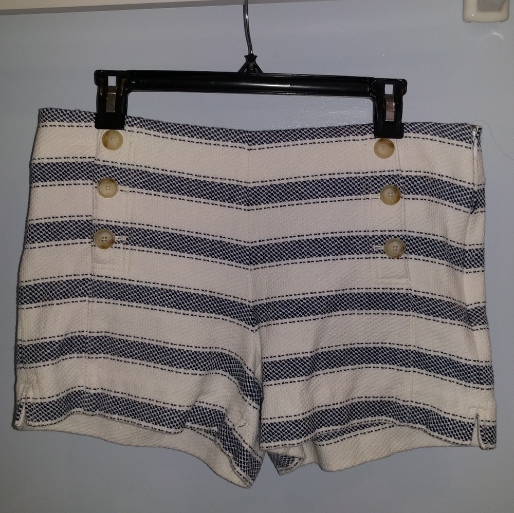 Striped Sailor-Style Shorts