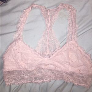 Pink Lace bralette