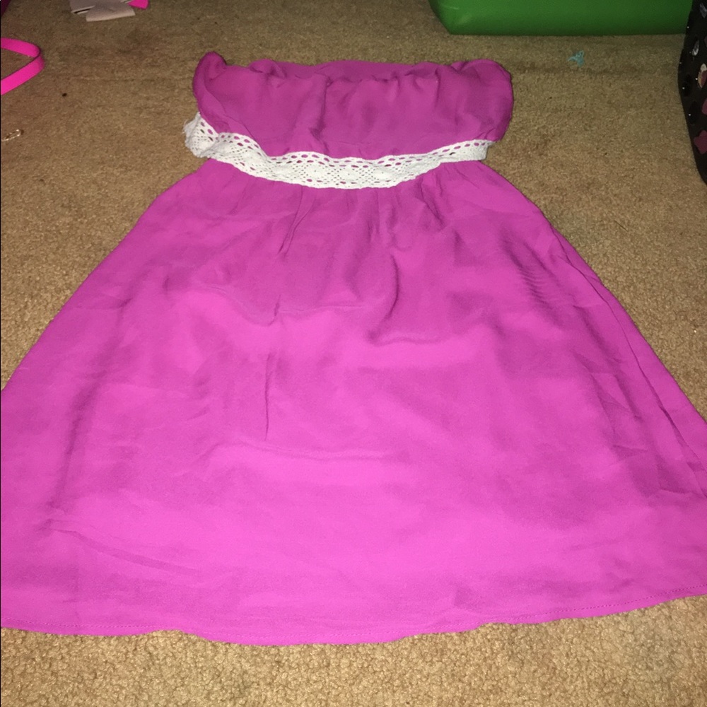strapless dress
