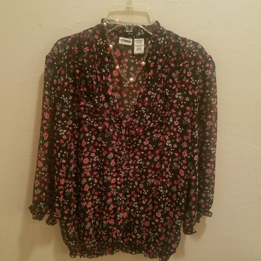 Route 66 Sheer Blouse
