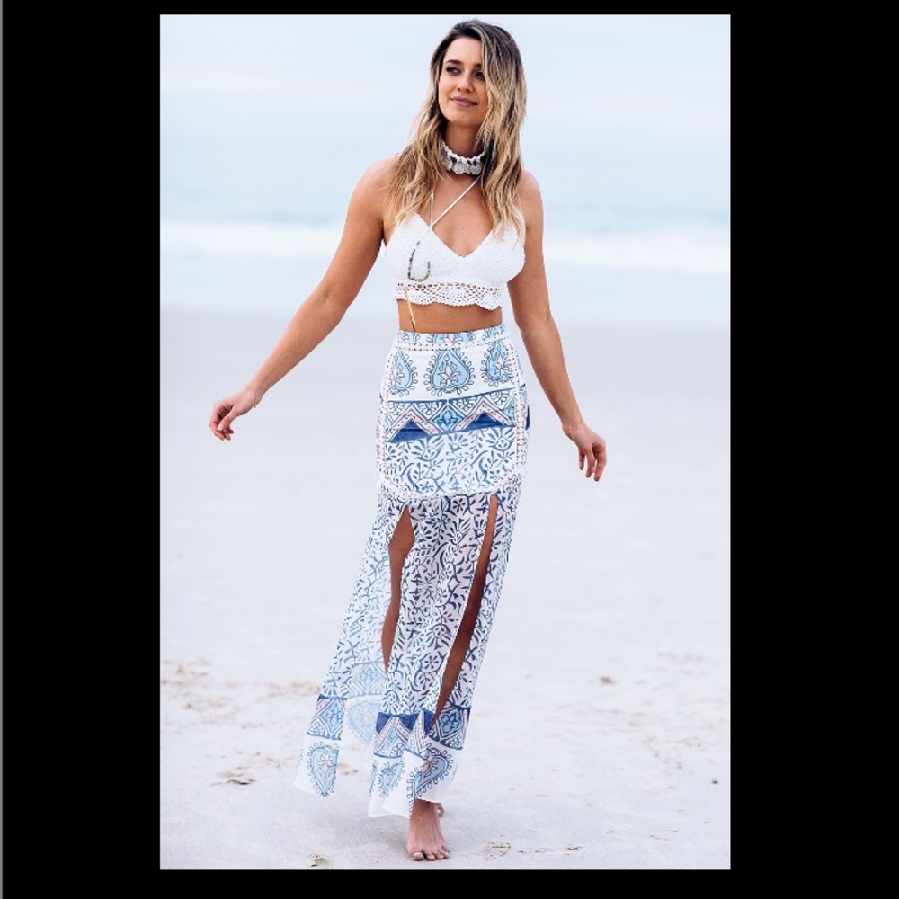 Sabo Skirt//Maxi Skirt: Perfect for summertimeβοΈπ - Picture 1 of 4