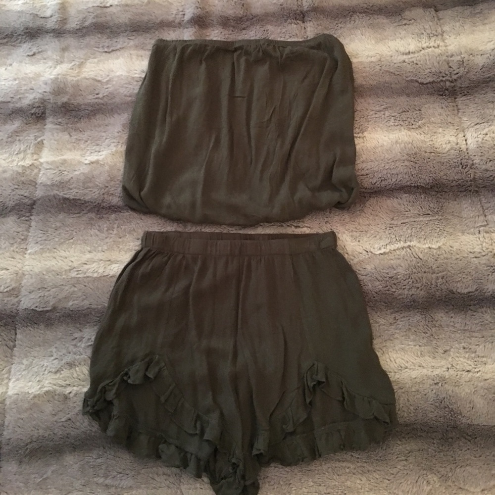 Two piece romper set