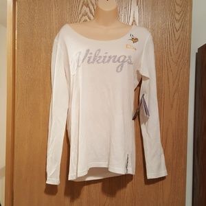 Vikings Vintage style NFL thermal long sleeve tee