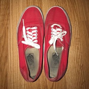 Red Classic Vans