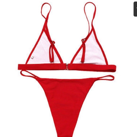 ‘Clare’ clean girl triangle bikini set - Picture 4 of 7