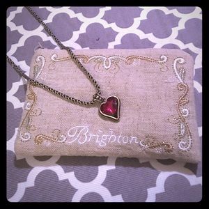 Brighton Bibi Heart Gem Reversible Necklace