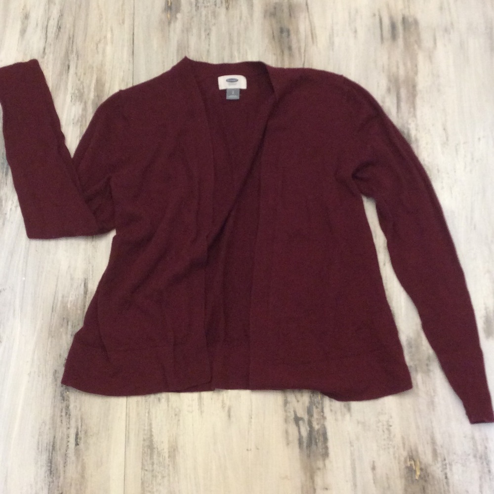 Old Navy Small Burgundy Cardigan