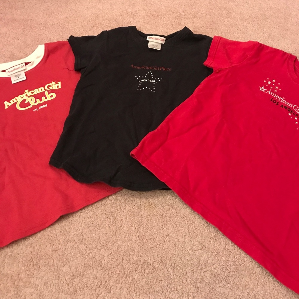 American Girl Tshirt Lot!