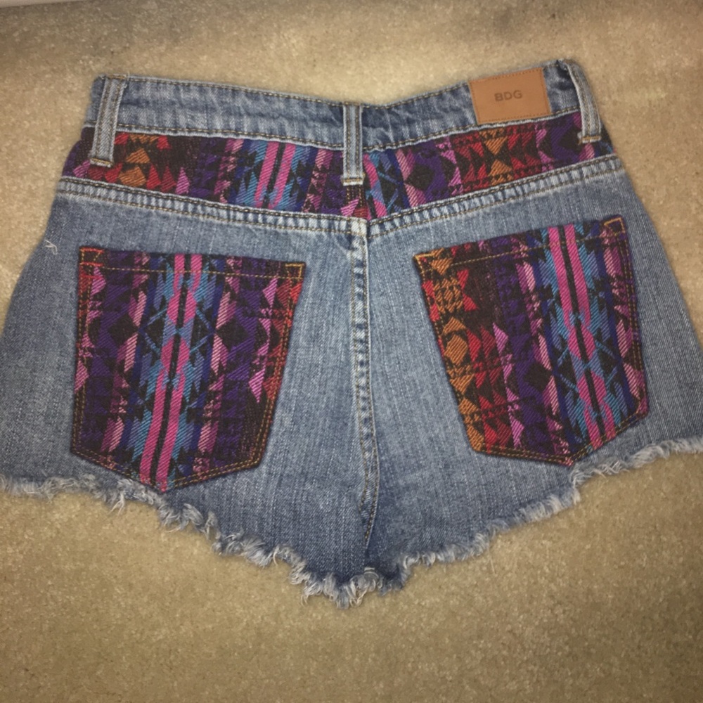 BDG high rise shorts from urban outfitters