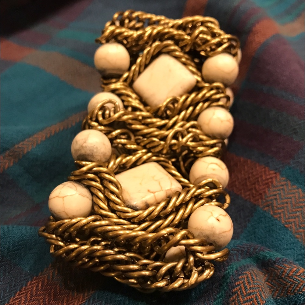 Junk Gypsy Faux Ivory Bracelet - Picture 2 of 3