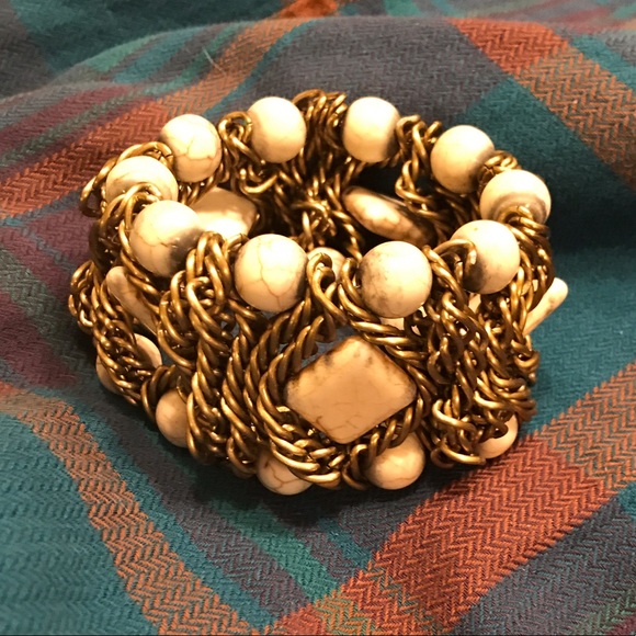 Junk Gypsy Faux Ivory Bracelet - Picture 3 of 3