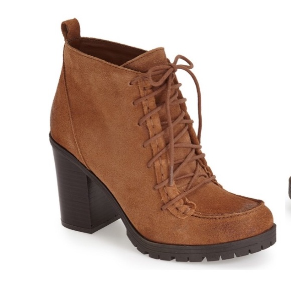 🚫SOLD🚫Sam Edelman Tan Suede Booties - Picture 2 of 5
