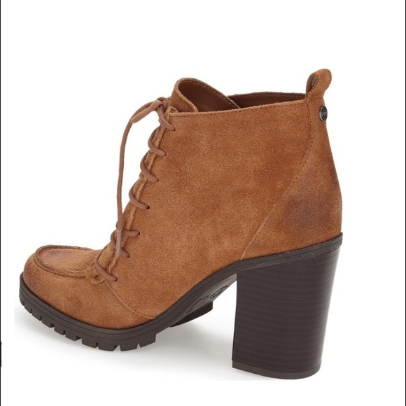 🚫SOLD🚫Sam Edelman Tan Suede Booties - Picture 3 of 5
