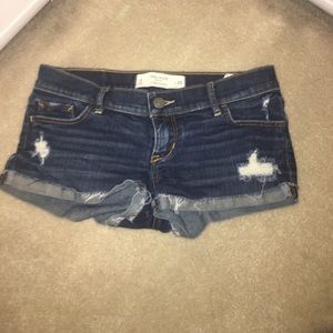 Denim shorts
