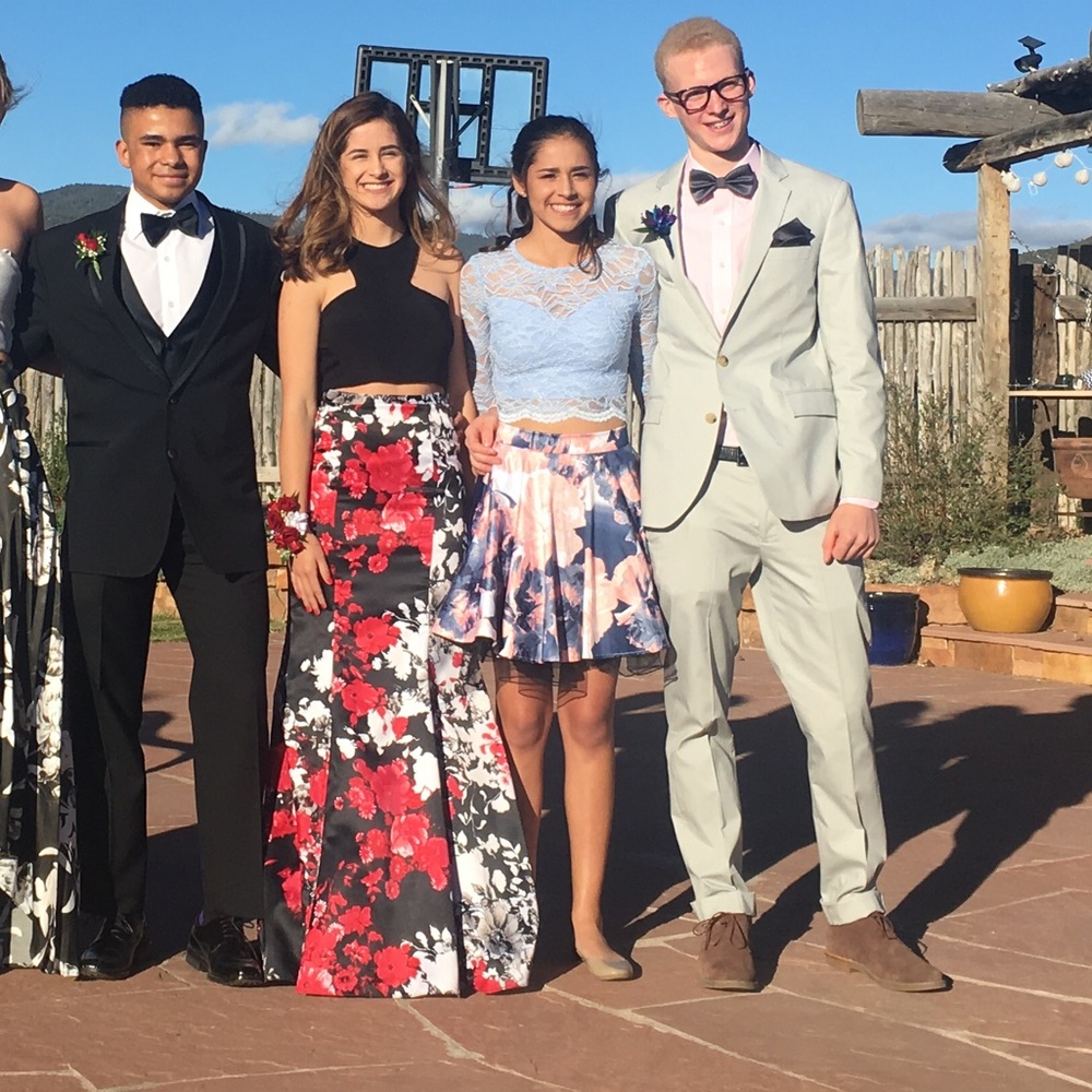 Floral prom dress