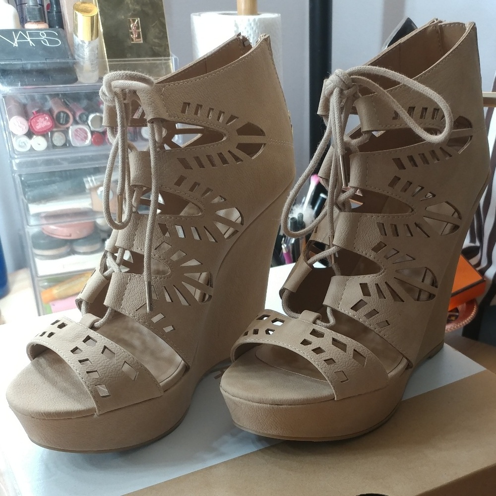 [SALE] Call it Spring Nude Wedges