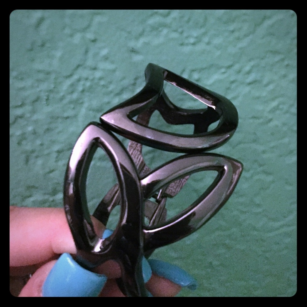 Chrome cuff bracelet