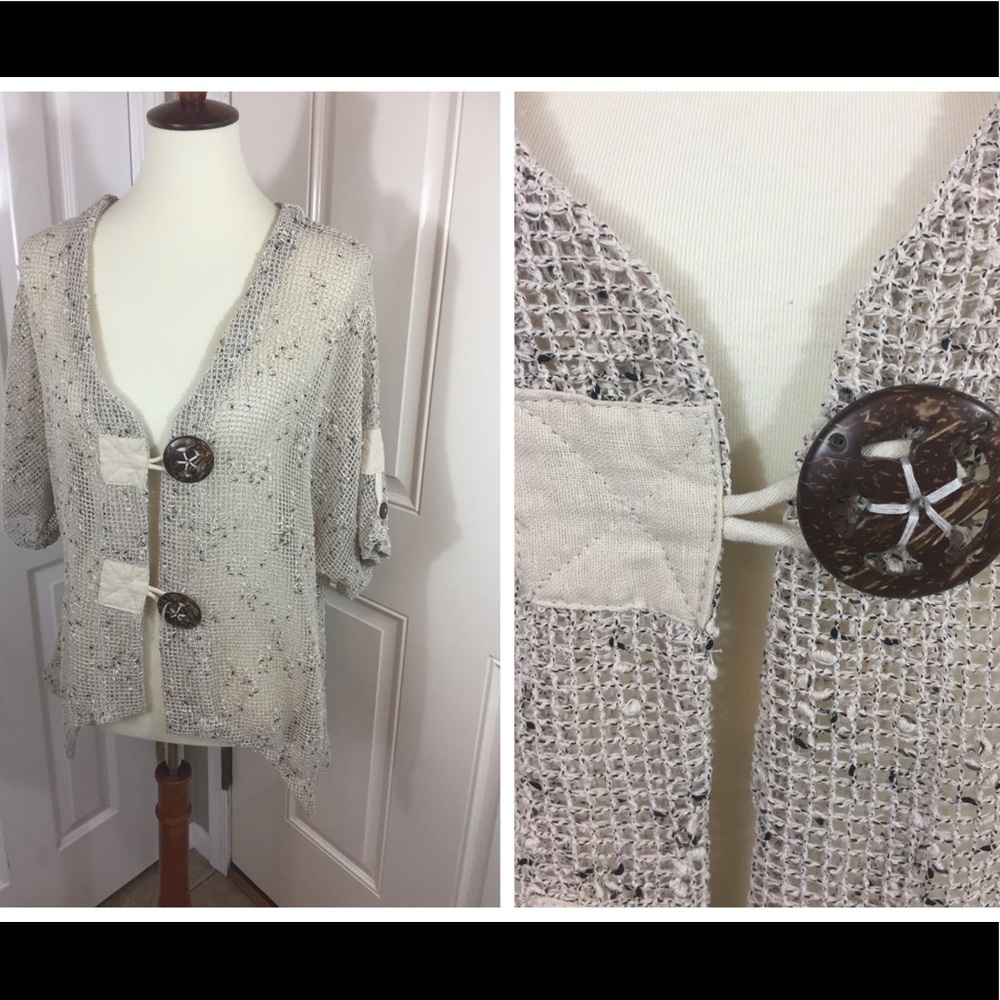 Light weight open knit sweater