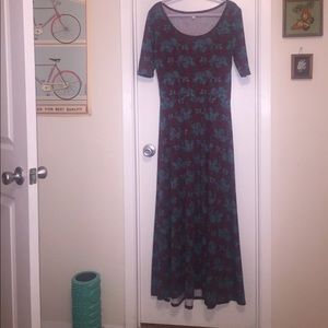 LulaRoe Ana Floral Maxi