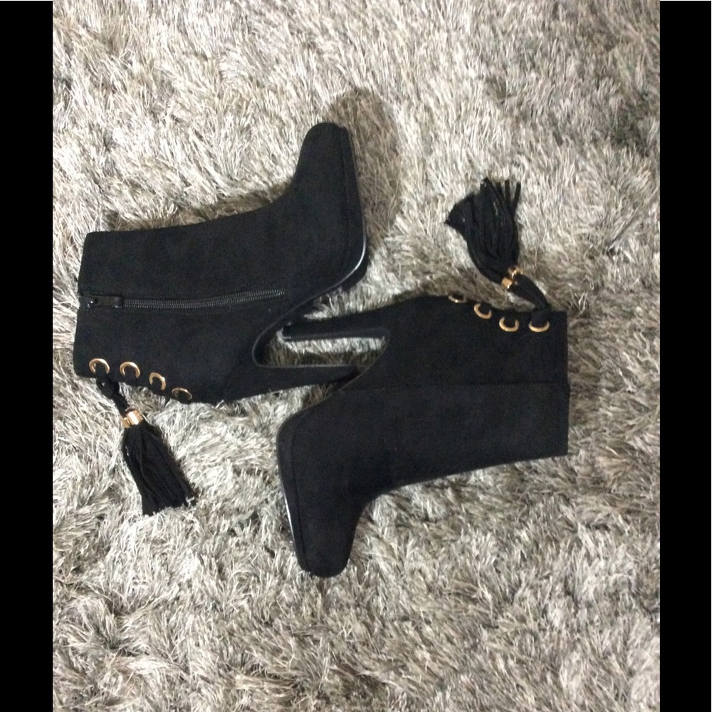 Fringe Tassel Ankle Boots