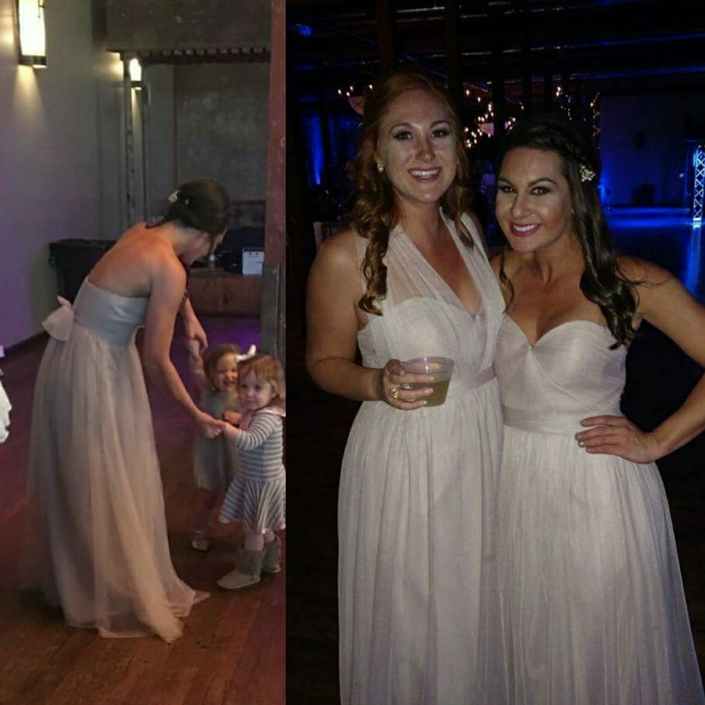 Bridesmaids dress/gown.(champagne)