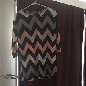 Chevron print blouse